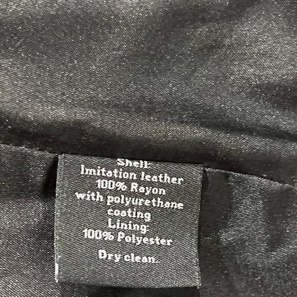 Rock & Republic Faux Leather Moto Jacket, Medium, Women's - Picture 11 of 11